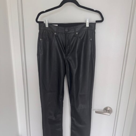 Tall Gap Faux Leather High-Waisted Pants - Picture 1 of 3